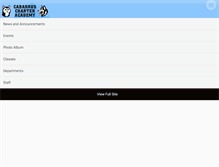 Tablet Screenshot of cabarruscharter.org